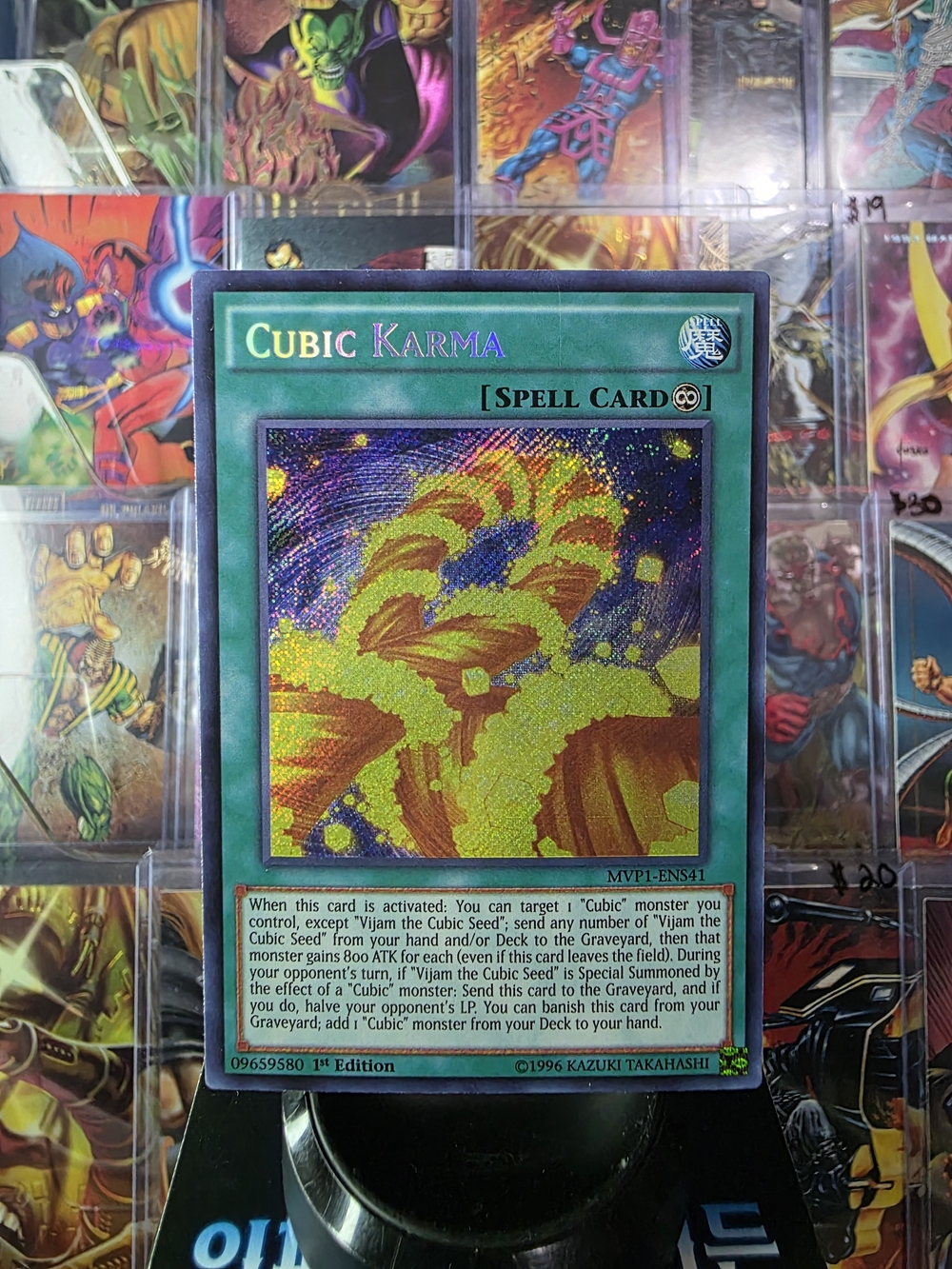 Yu-Gi-Oh! Cubic Karma SECRET RARE Spell Card Trading Card